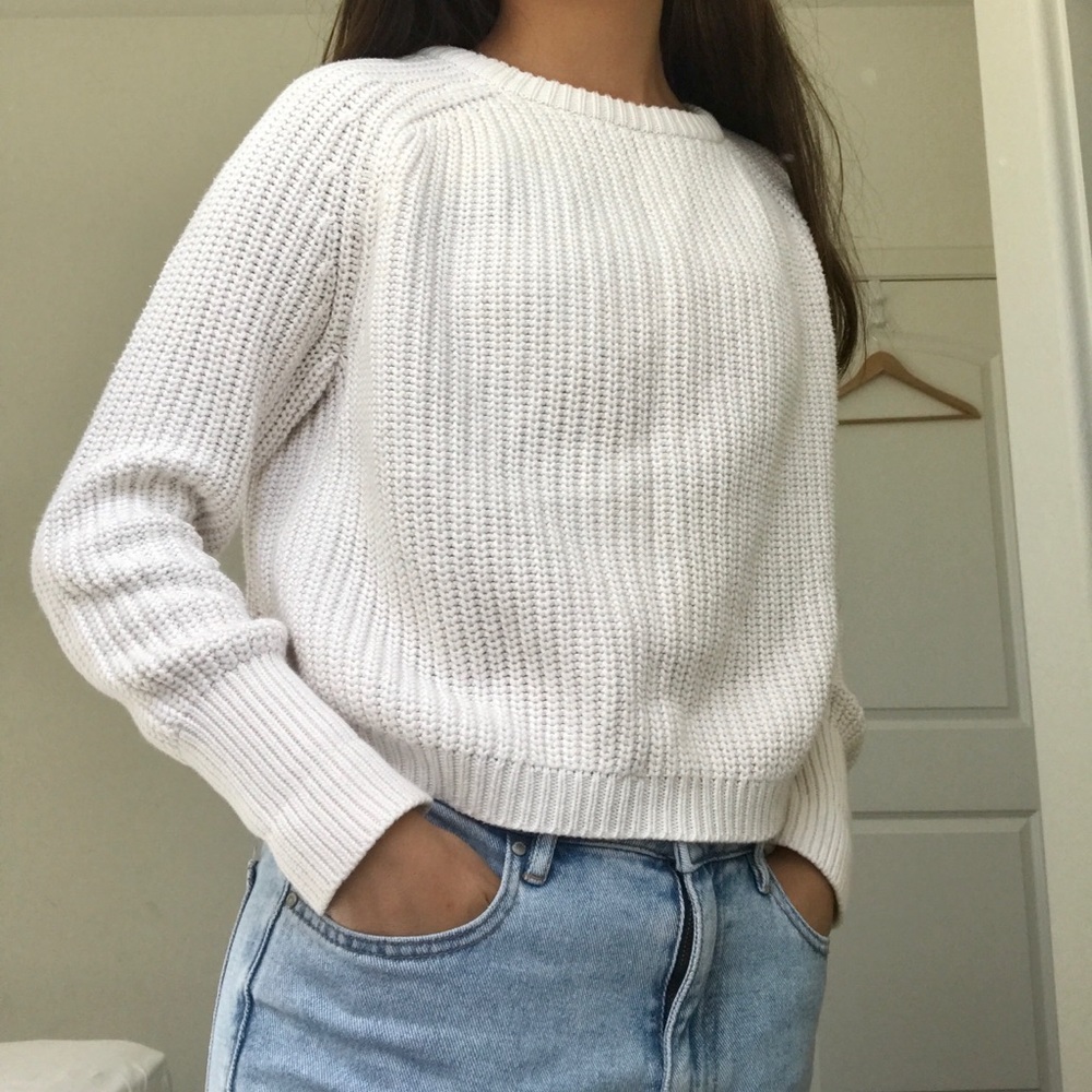 American Apparel Cropped Fisherman Pullover